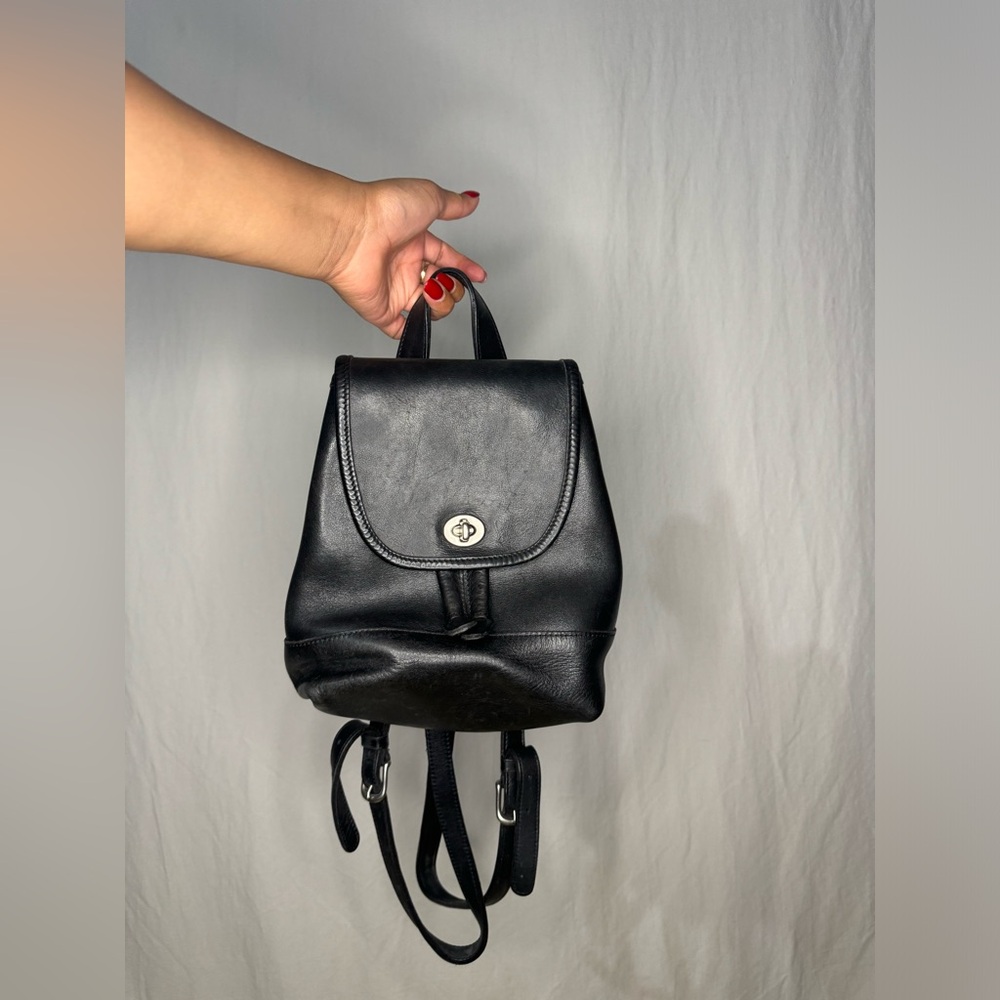 Coach Backpack Leather